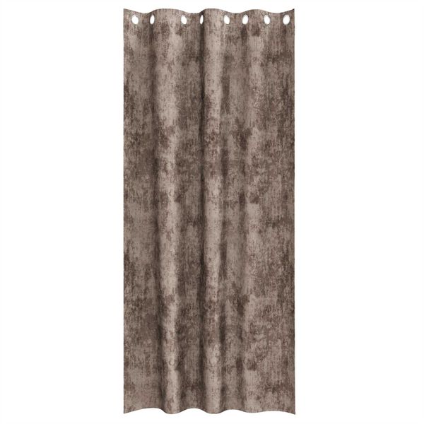 vidaXL Cortinas de Veludo 2 pcs Cappuccino 245 x 140 cm Veludo