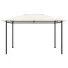 vidaXL Gazebo 384x281x270 cm 180 g/m² cor creme