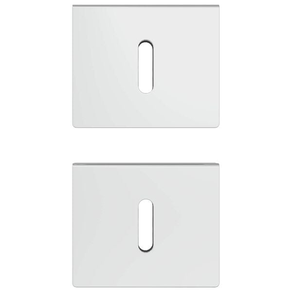 vidaXL Suporte para Segurar Espelho 2 pcs N&iacute;quel 35 x 30 x 8,3 mm A&ccedil;o