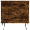 vidaXL Mesa de centro 90x44,5x45 cm derivados madeira carvalho fumado