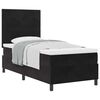 vidaXL Cama Box com cabeceira Preto 100 x 200 cm Veludo