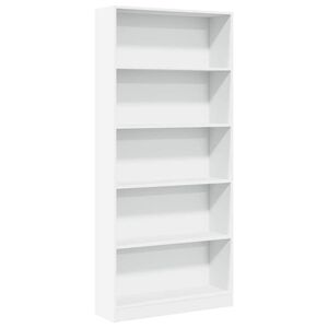 vidaXL Estante 80x24x176 cm derivados de madeira branco