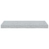 vidaXL Prateleiras de parede 2 pcs 60x23,5x3,8cm MDF cinzento-cimento
