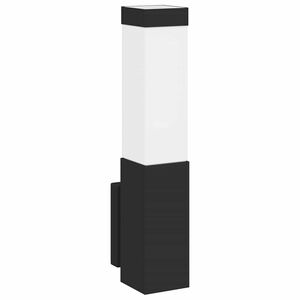 vidaXL Luz de Parede para Exterior Preto 10.5 x 6 x 33 cm