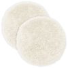 vidaXL Almofada com travesseiro HEERLEN 2 unid. Branco Fleece PV