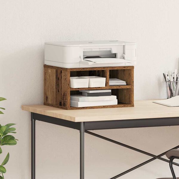 vidaXL Suporte para Impressora Madeira antiga 40 x 32 x 22,5 cm