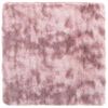 vidaXL Tapete shaggy de pelo alto NAVARRA 240x240 cm rosa empoeirado