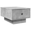vidaXL Mesa de centro 60x45x31 cm derivados de madeira cinza cimento