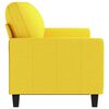 vidaXL Sof&aacute; de 3 lugares 180 cm tecido amarelo-claro