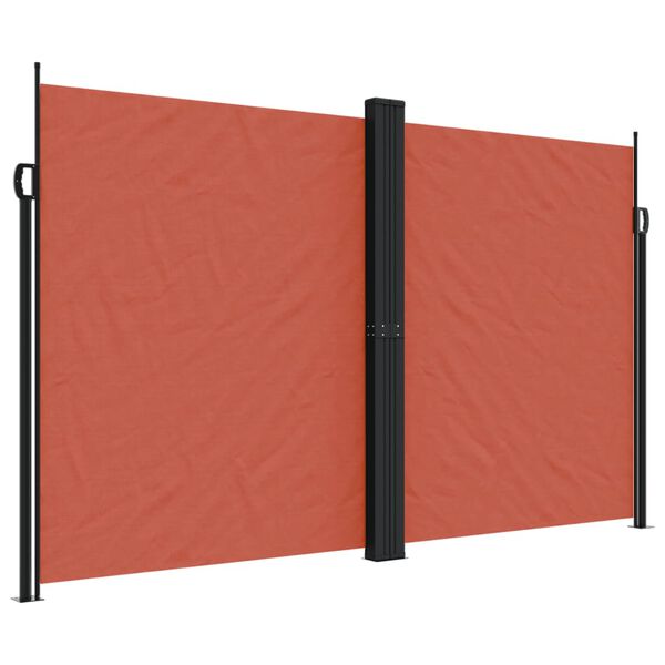 vidaXL Toldo lateral retr&aacute;til 200x1000 cm terracotta
