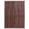 vidaXL Cortina blackout com ganchos 290x245 cm veludo rosa antigo