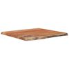 vidaXL Tampo de mesa quadrado 60x60x2,5 cm ac&aacute;cia maci&ccedil;a c/ borda viva