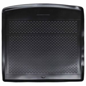 vidaXL Tapete de Porta-Malas Preto Borracha
