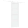 vidaXL Porta Deslizante 73,5 x 198,5 cm Derivados de Madeira Branco