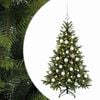 vidaXL &Aacute;rvore de Natal artificial com bolas 120 cm 150 LED