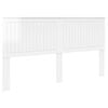 vidaXL Cabeceira Branco Brilhante 180 cm Madeira processada