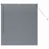 vidaXL Persianas venecianas Manual Cinza Escuro 130 x 110 cm Alum&iacute;nio