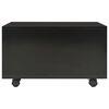 vidaXL Mesa de centro 60x60x35 cm contraplacado preto brilhante