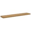 vidaXL Prateleira de Parede 2 pcs Castanho 120 x 23,5 x 4 cm