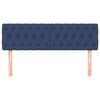 vidaXL Cabeceiras azul 144x7x78/88 cm tecido
