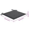vidaXL Cadeiras de jardim c/ almofad&otilde;es 6 pcs ac&aacute;cia maci&ccedil;a cinzento