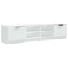 vidaXL M&oacute;veis para TV 2 pcs 80x35x36,5 cm madeira processada branco
