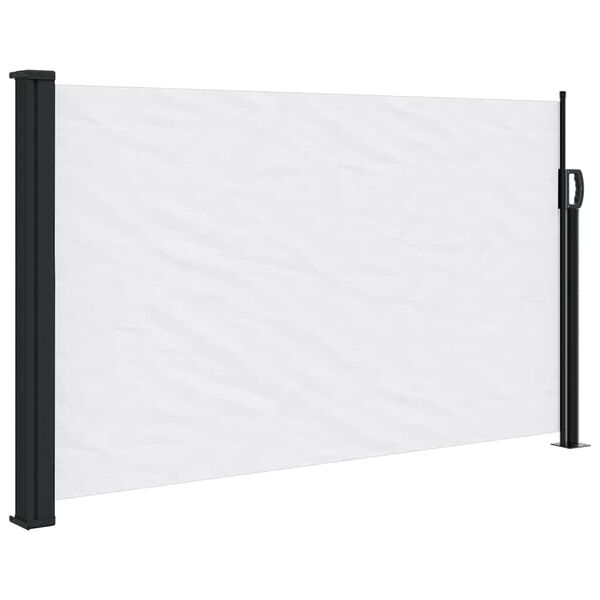 vidaXL Toldo lateral retr&aacute;til 120x500 cm branco