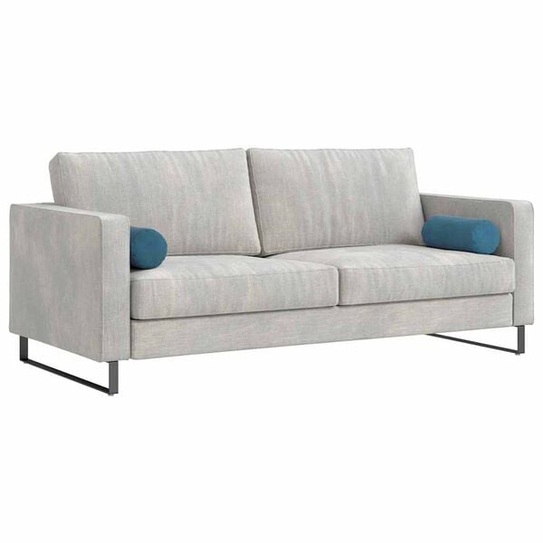 vidaXL Almofadas de Apoio 2 pcs Azul &Oslash; 15 x 40 cm