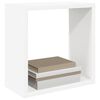 vidaXL Prateleiras parede forma de cubo 4 pcs 30x15x30cm branco/sonoma