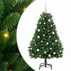 vidaXL &Aacute;rvore de Natal Artificial 150 cm 150 LED Branco quente Verde