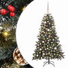 vidaXL &Aacute;rvore de Natal Artificial Verde 150 cm PVC, Pl&aacute;stico e A&ccedil;o