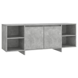 vidaXL M&oacute;vel de TV 130x35x50 cm aglomerado cinzento cimento