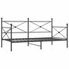 vidaXL Cama de Dia sem Colch&atilde;o 100x190 cm a&ccedil;o preto