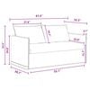 vidaXL Conjunto de Sof&aacute;s 2 pcs Cinzento-Escuro 156 x 82 x 85 cm Tecido