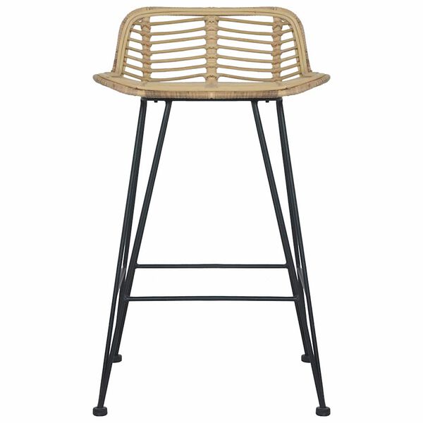 vidaXL Cadeiras de bar 2 pcs vime genuíno