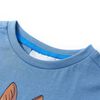 T-shirt infantil com mangas curtas azul-m&eacute;dio 104
