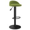 vidaXL Bancos de bar 2 pcs veludo verde-claro
