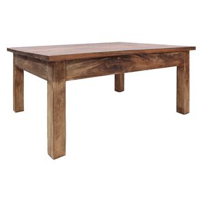 vidaXL Mesa de centro madeira de mogno maci&ccedil;a 96x73x45 cm