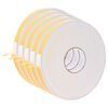 vidaXL Fita de espuma autoadesiva 5 pcs Branco 20mm x 10m Espuma CR