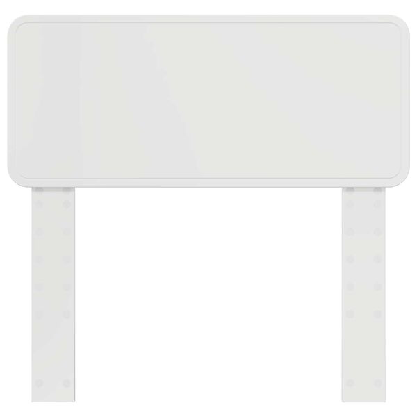 vidaXL Cabeceira Branco Brilhante 75 cm Madeira processada