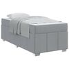 vidaXL Estrutura da Cama Cinzento-claro 100 x 200 cm tecido