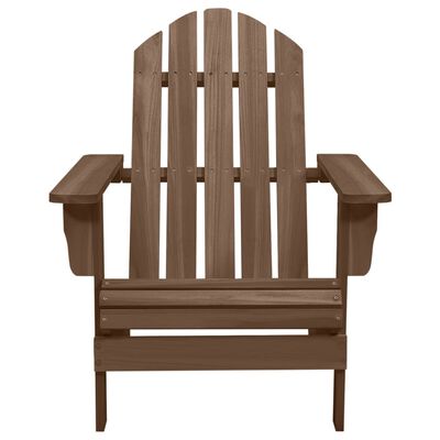 vidaXL Cadeira de jardim madeira castanho