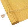 vidaXL Estores de rolo Amarelo 80 x 160 cm Bambu