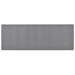 vidaXL Tapete/passadeira 80x250 cm cinzento-escuro