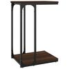vidaXL Mesa de apoio 40x30x60cm derivados de madeira carvalho castanho