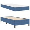 vidaXL Estrutura da Cama com colch&atilde;o Azul 90 x 190 cm tecido