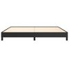 vidaXL Estrutura de cama 200x200 cm couro artificial preto