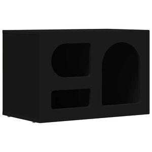 vidaXL Gabinete para TV Preto 60 x 35 x 40 cm Madeira processada