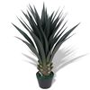 vidaXL Planta i&uacute;ca artificial com vaso 85 cm verde