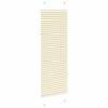 vidaXL Creme Plissada Cega 45x150 cm Largura Tecido 44,4 cm Poli&eacute;ster